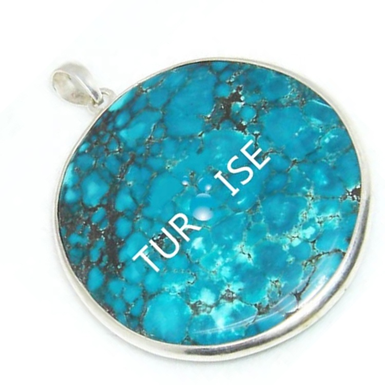Custom natirèl turkwaz pendant ekipman pou Manifakti | ZH Gems 8