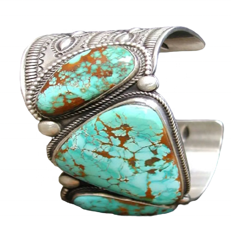 New Mexico style Turquoise cuff Bracelet bangle