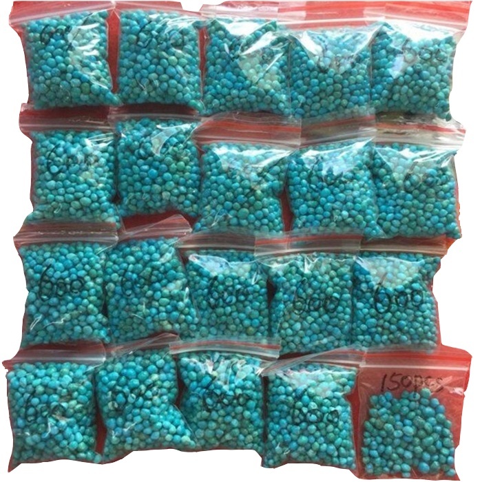 Turquoise Chips pèl nan pri wholesale | Zh Meservey 8