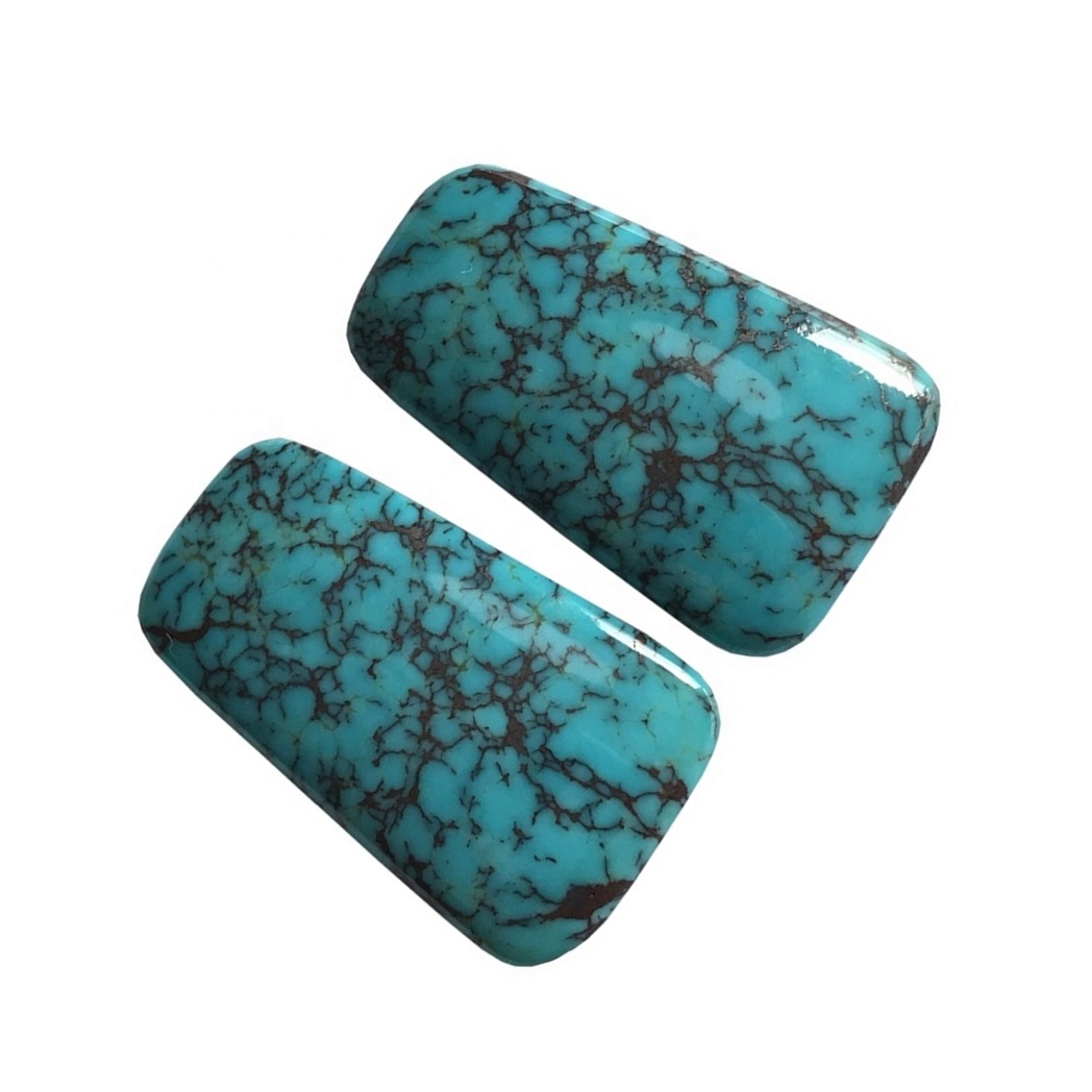 pembekal cabochon turquoise tulen yang sangat baik | Permata ZH 8