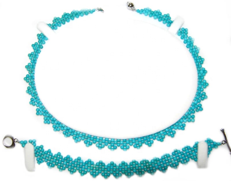 Handmade 100% natural turquoise necklace jewelry wholesale