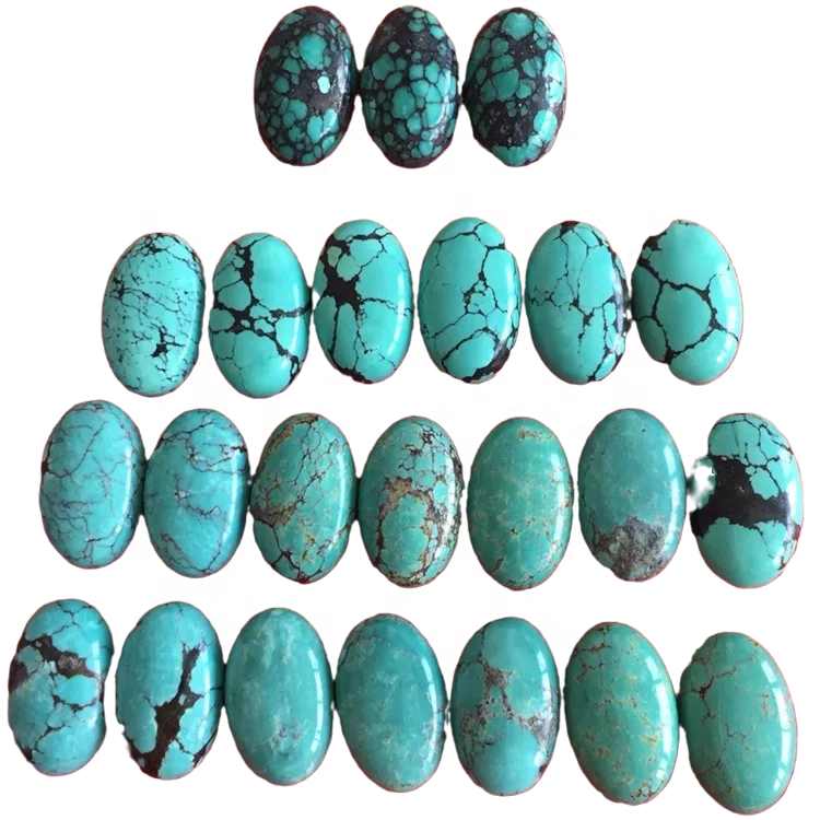 Attractive Top Grade Quality 100% Natural Turquoise Oval Shape Cabochon Loose Gemstone For Making Jewelry
