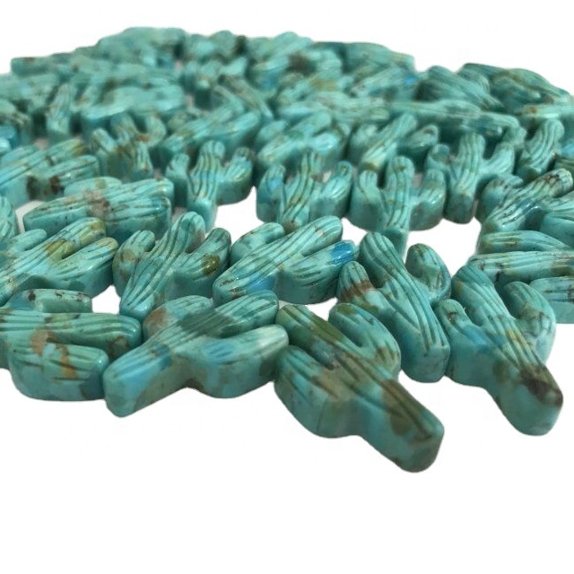 Huge Old Vintage Chinese Carved Turquoise Beads for gemstone jewellery making