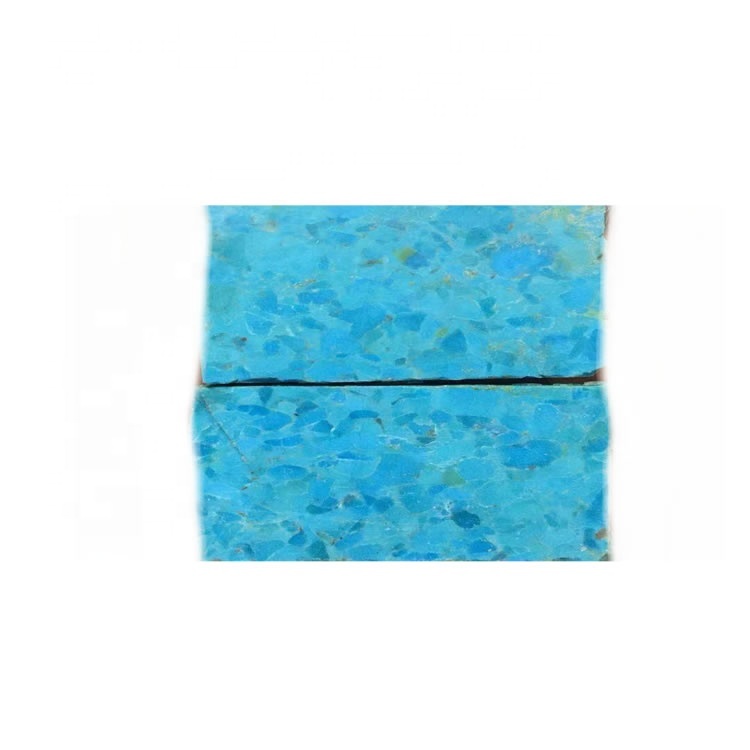 compressed block turquoise rough precious gemstone to making jewelry