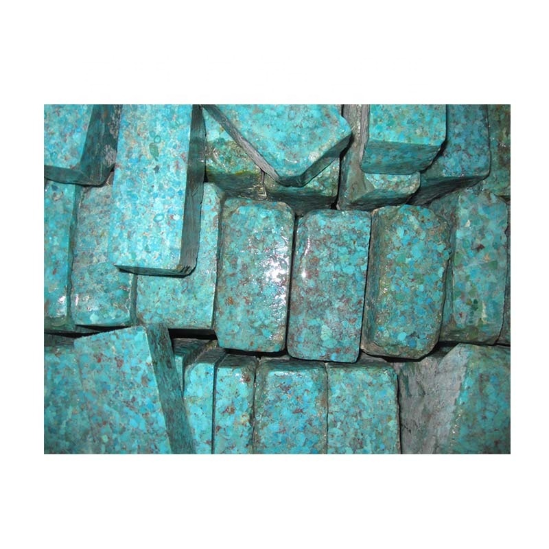 turquoise rough block China factory price genuine naturally rough turquoise stone Semi Precious Gemstones