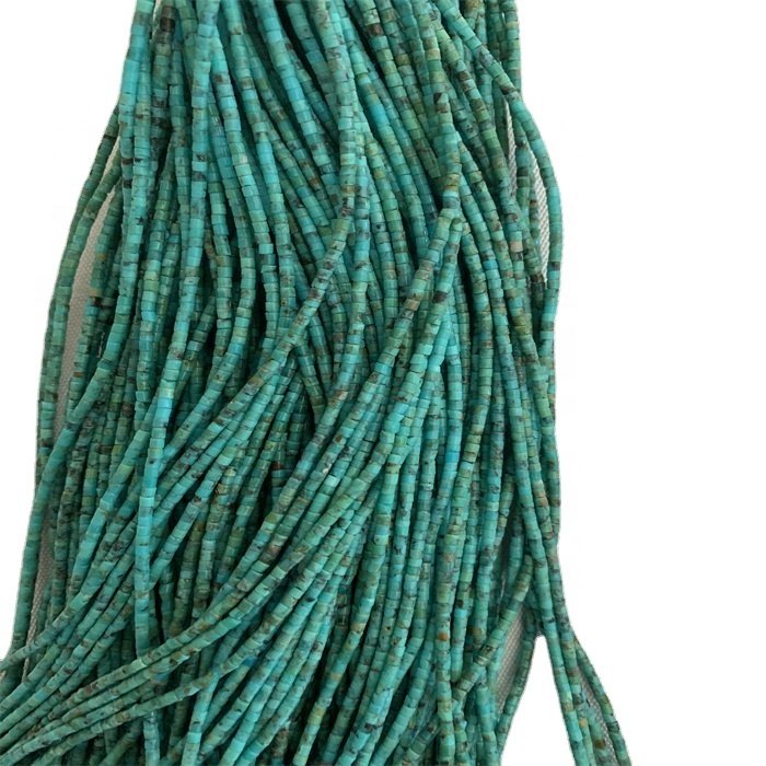 3x4mm turquoise heishi beads wholesale