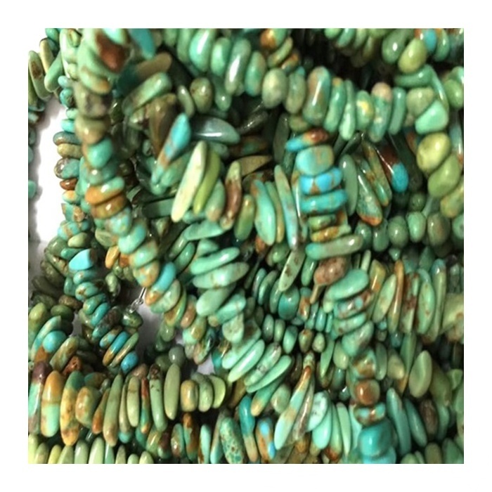 turquoise with black line Turquoise Chip Bead Gemstone Natural Turquoise Natural Stone Beads Chips