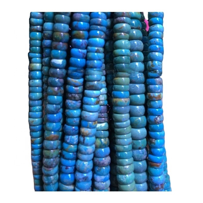 turquoise gemstone tube beads make wholesale