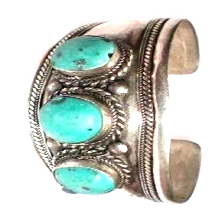Turquoise Bracelet Handmade Bangle Cuff Hot sell Natural Turquoise Gemstone Bangle jewelry