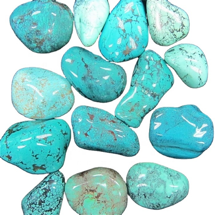 Turquoise jewelry embroidery beads and stones Natural Turquoise Beads Nugget Stones