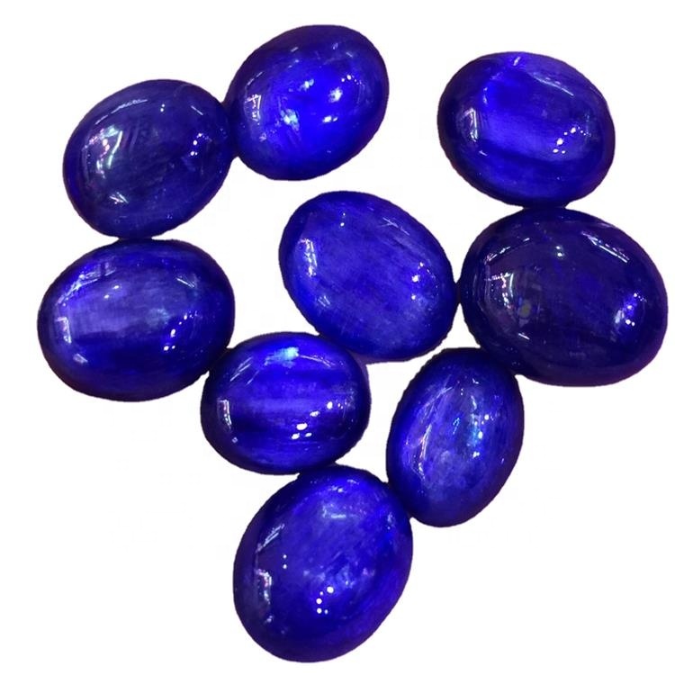 Gemstone Blue Kyanite Oval Cabochon 10x14x5mm 3A grade  Kyanite Cab Blue Gemstone