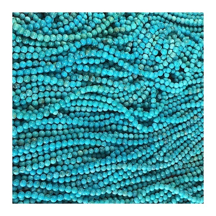 Turquoise round beads make wholesale Round Natural Gemstone Loose Beads