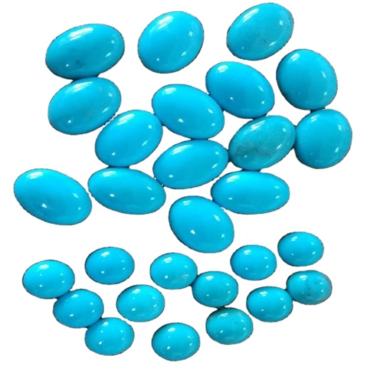 Natural Sleeping Beauty Turquoise cabochon oval shape sizes 13x18mm Natural turquoise blue turquoise for jewelry making