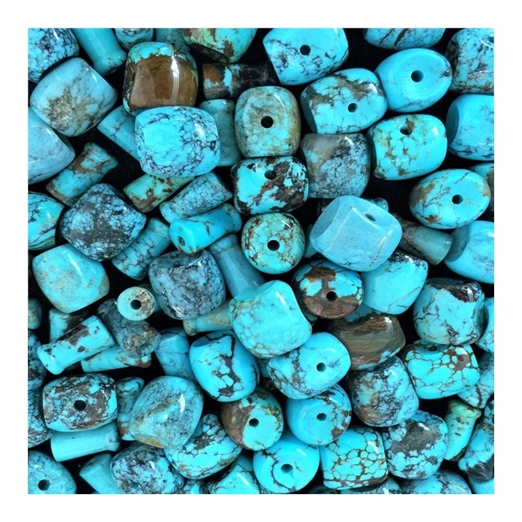 Turquoise Drum Beads Turquoise Gemstone spacer bead