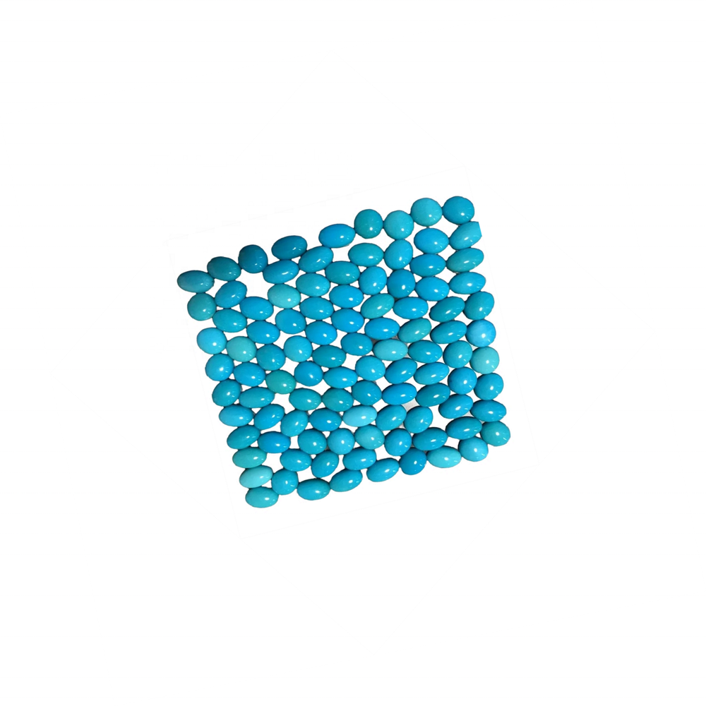10*14mm Oval Shape Turquoise Stones/Loose Stones-Manmade Gemstone Cabochon Turquoise Cab/Flat Back Gemstone