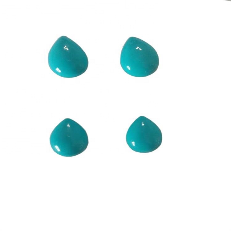 turquoise pear 13x18mm cabochon jewelry Natural Sleeping Beauty Turquoise cabochon pear Shapes