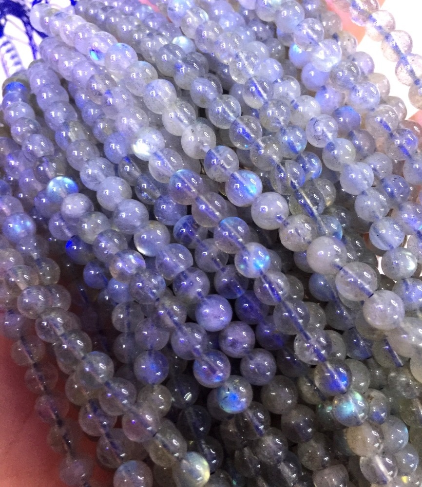 blue light labradorite rough natural semi-precious stone beads frican jewelry beads