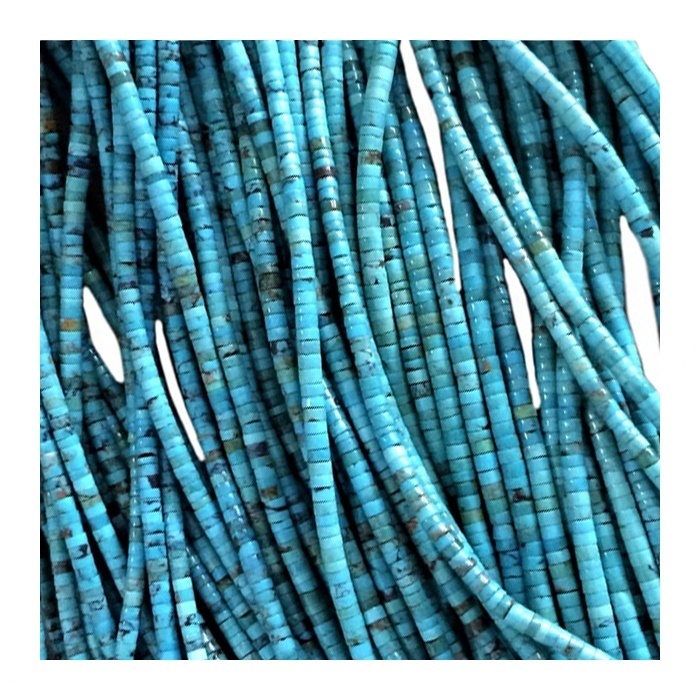 wholesale cheaper price 100% natural turquoise Heishi beads