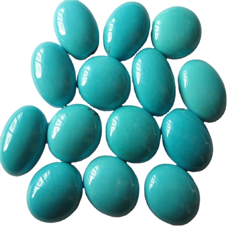 100% naturally genuine  Sleeping Beauty Turquoise cabochons gemstone cabochon for jewelry making