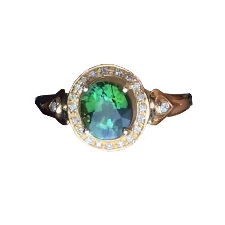 Vacker stor turkos ringleverantör | ZH Gems 8