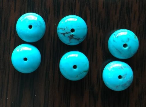 Turquoise Rondel beads & Turquoise Abacus Beads