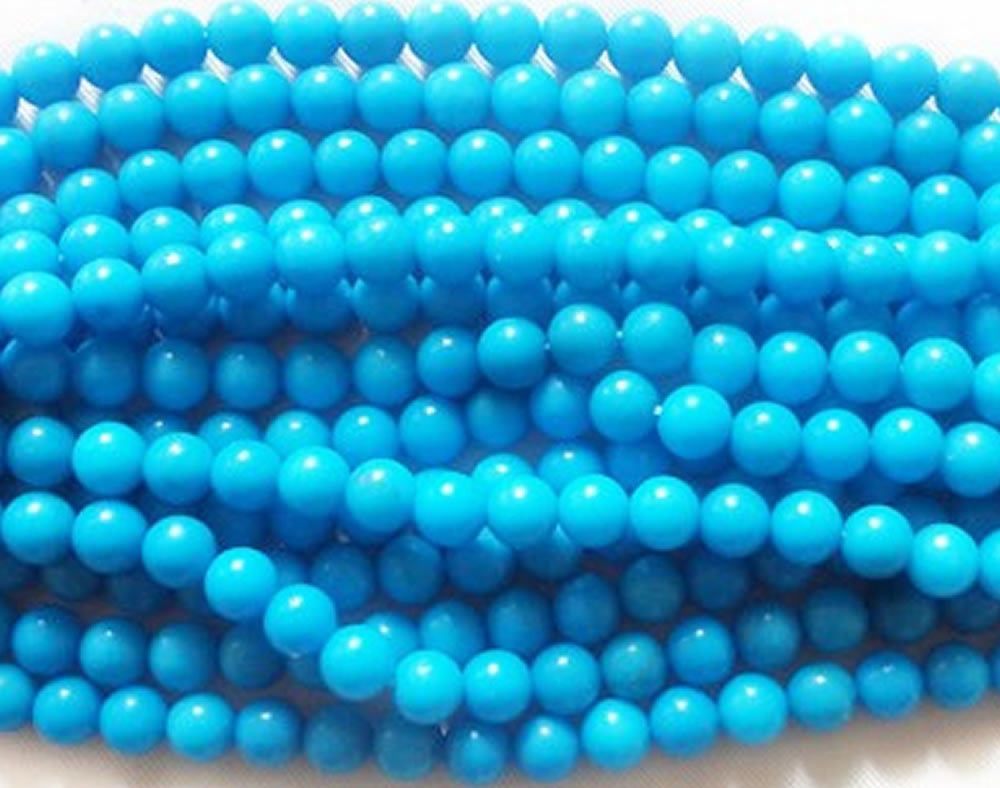 Turquoise Round Beads Turquoise Jewelry Beads