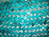 Turquoise Brick beads &Turquoise Square Beads