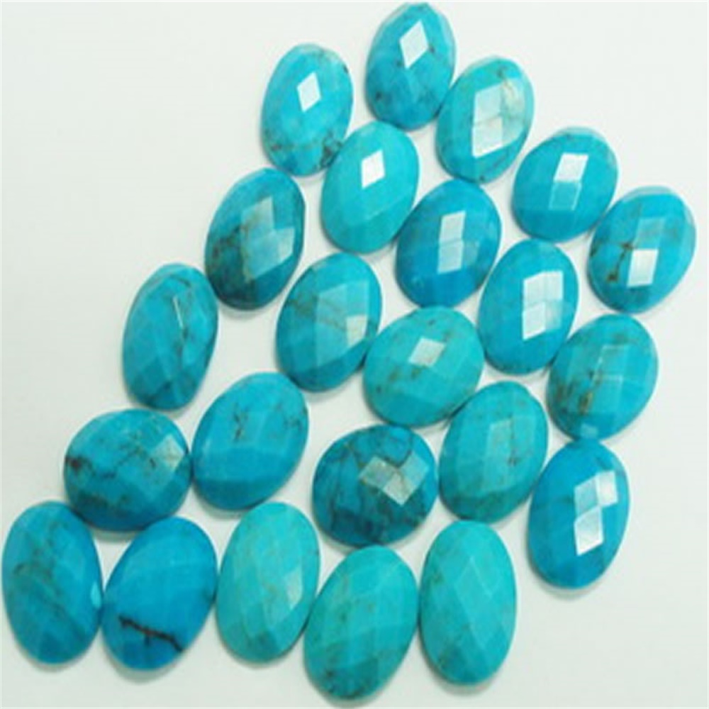 Turquoise Faceted Cabochon Gemstones Wholesale