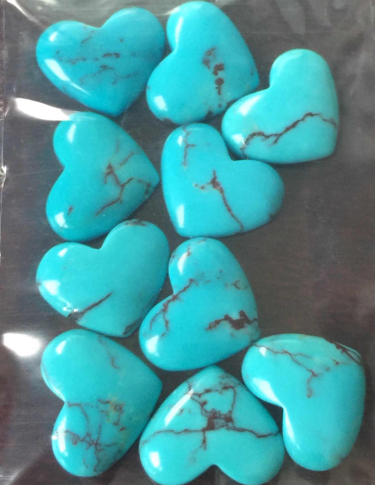 Turquoise Heart-shape Cabochon