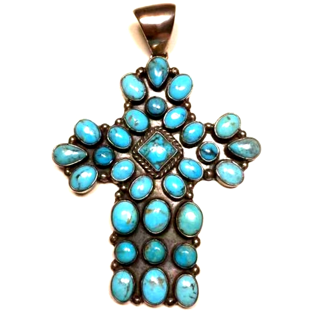 Turquoise Cross Real Turquoise Cross Jewelry