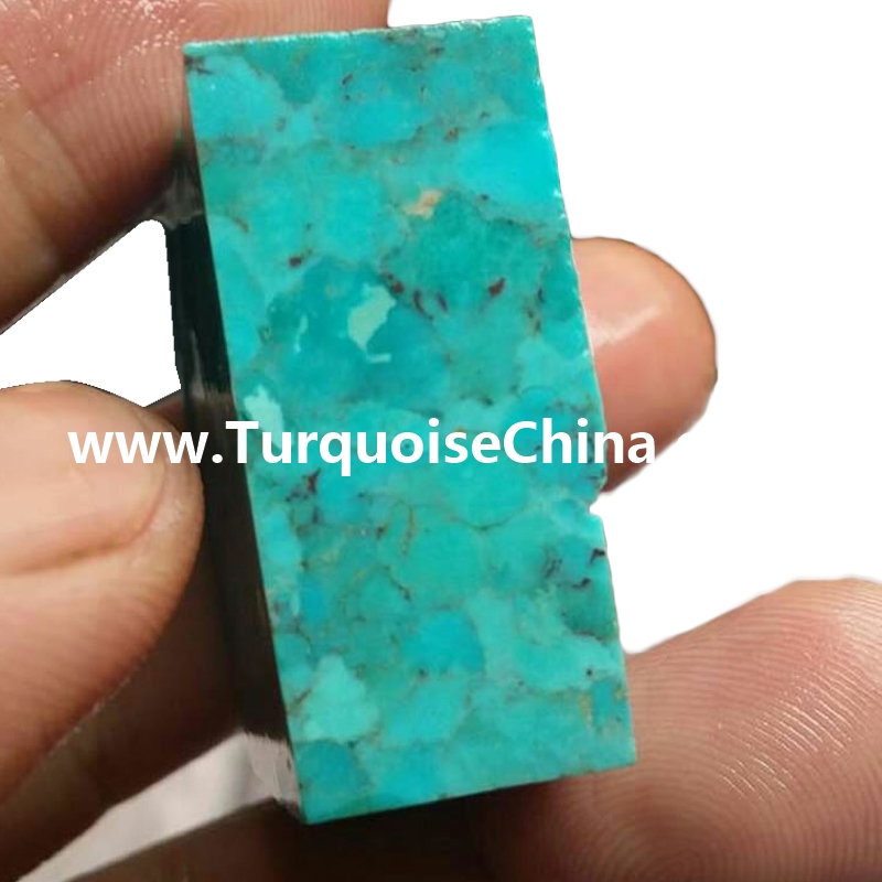 100% natural compressed turquoise material