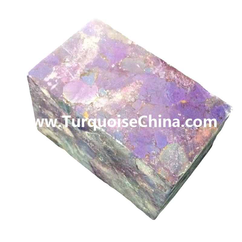 কাস্টম 0 প্রাকৃতিক সংকুচিত ব্লক ফিরোজা কাঁচামাল প্রস্তুতকারকের | Zh রত্ন 8
