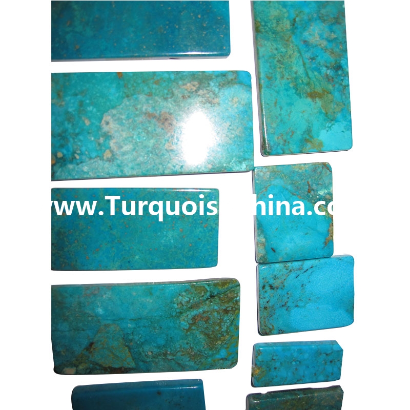Turquoise material block