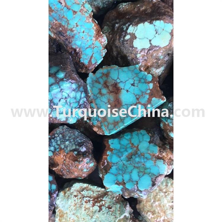 Bisbee Turquoise naturally turquoise rough material hot-sale