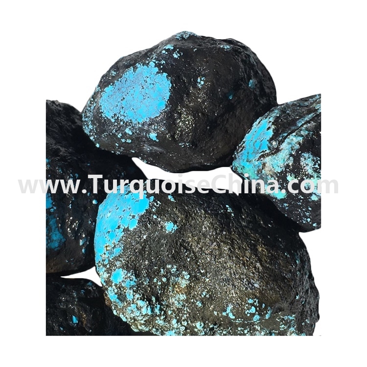 Dark bule spiderweb turquoise hubei cloudly turquoise top quality material