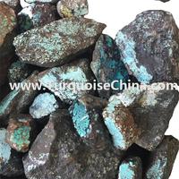 China spiderweb orinigal raw turquoise rough material hot-sale