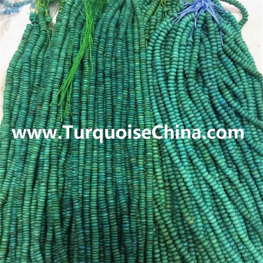 Turquoise beads flat,Natural turquoise Rondelle beads Natural Turquoise Abacus Beads