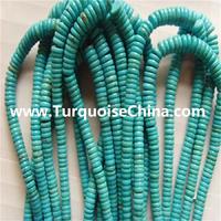 Turquoise gemstone Rondelle beads & turquoise gemstone Abacus Beads