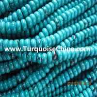 Naturally turquoise Gemstone Rondelle Beads jewelry