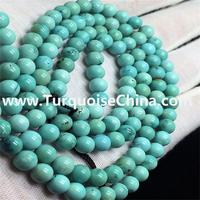 8mm Round Gemstone Natural Turquoise Beads Strand 108pcs Buddha beads
