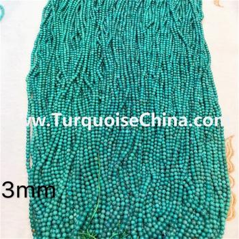 2mm 2.5mm 3mm 3.5mm 4mm 4.5mm 5mm smaller naturally turquoise round beads gemstone jewelry