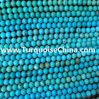 Wholesale Direct From factory natural turquoise round beads gemstones for jewellery