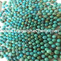 Round Shape Real Natural Stone Chinese Turquoise round Beads