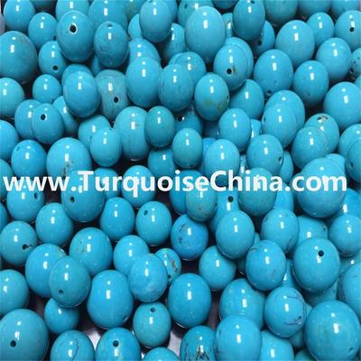 American Sleeping Beauty Turquoise Round Beads Wholesale Price