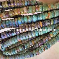 20-40mm full strand turquoise beads drum barrel rice turquoise stone