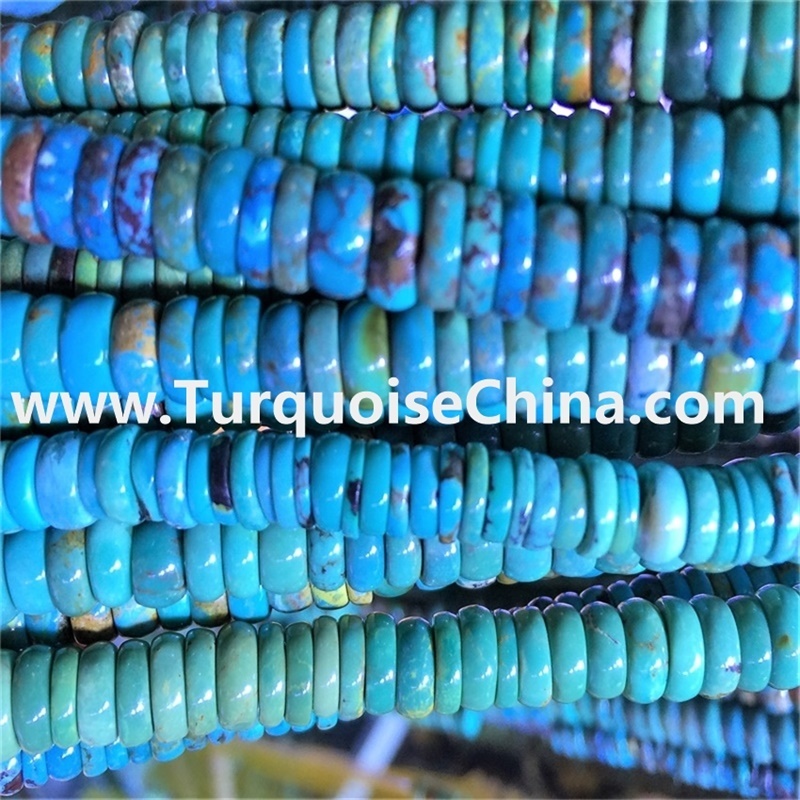 Sleeping Beauty Turquoise Beads Bule Color Barrel Tube Drum Beads