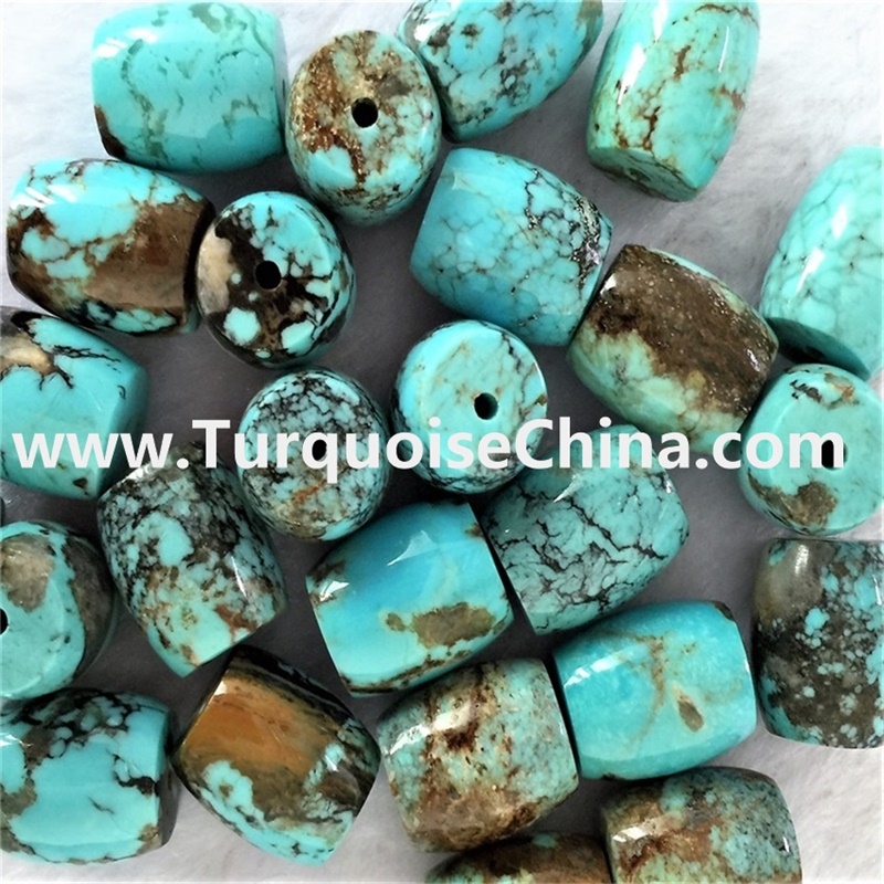 Turquoise drum Beads Strands,Natural
