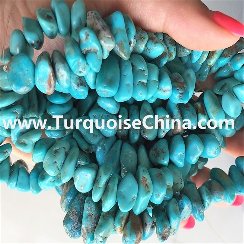 Turquoise Chips Beads Gemstone Natural Turquoise Stone Beads