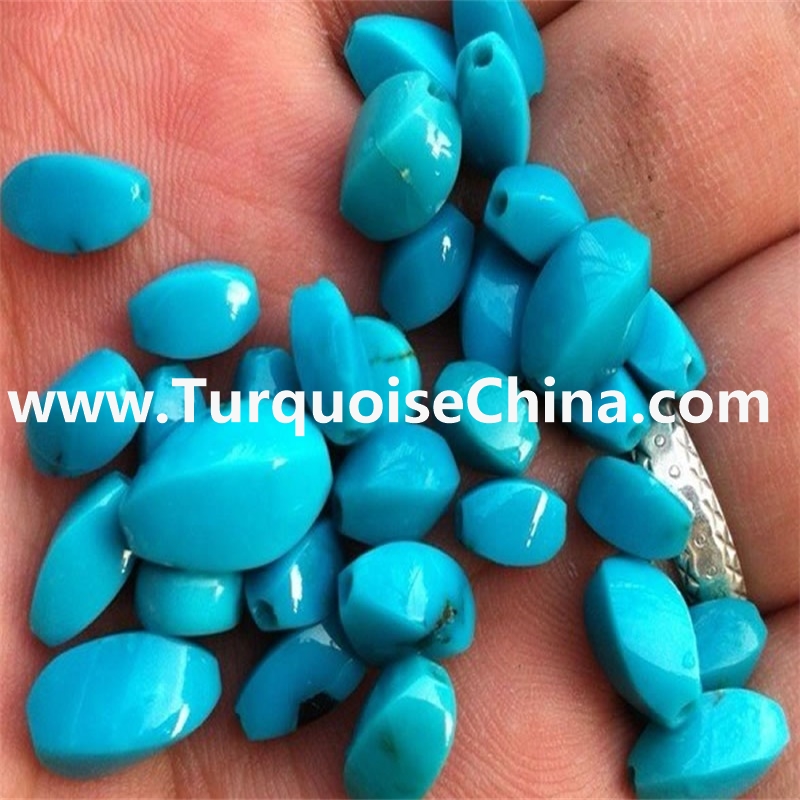 BlueTurquoise Pumpkin Beads Loose Beads Charm Findings