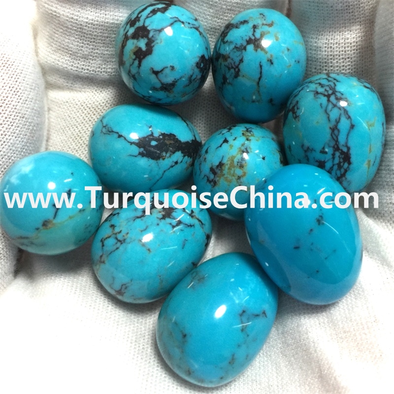Egg Drilled Beads Turquoise kingman Turquoise gemstone jewelry